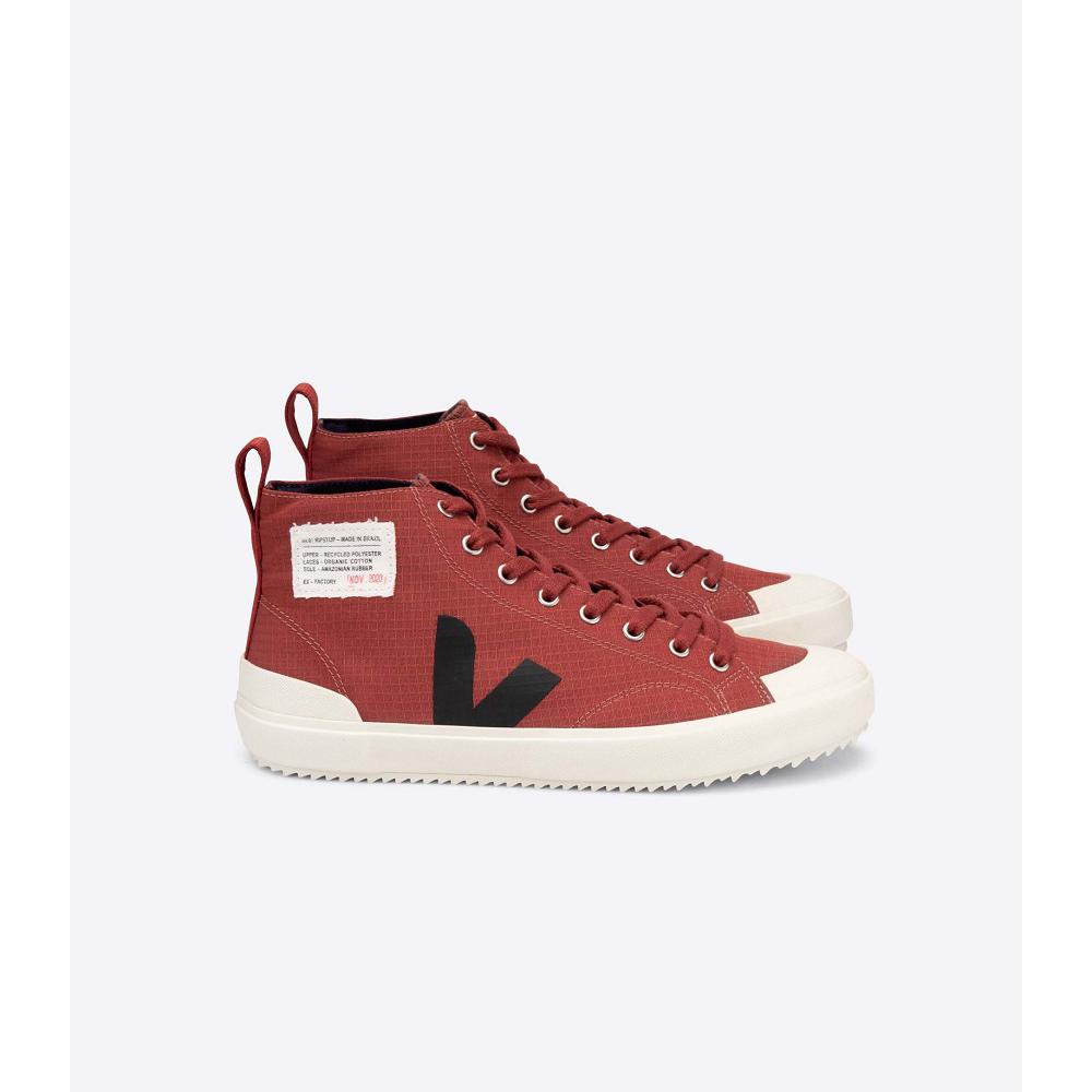 Red Men\'s Veja NOVA HL RIPSTOP High Tops | AU 102GSO